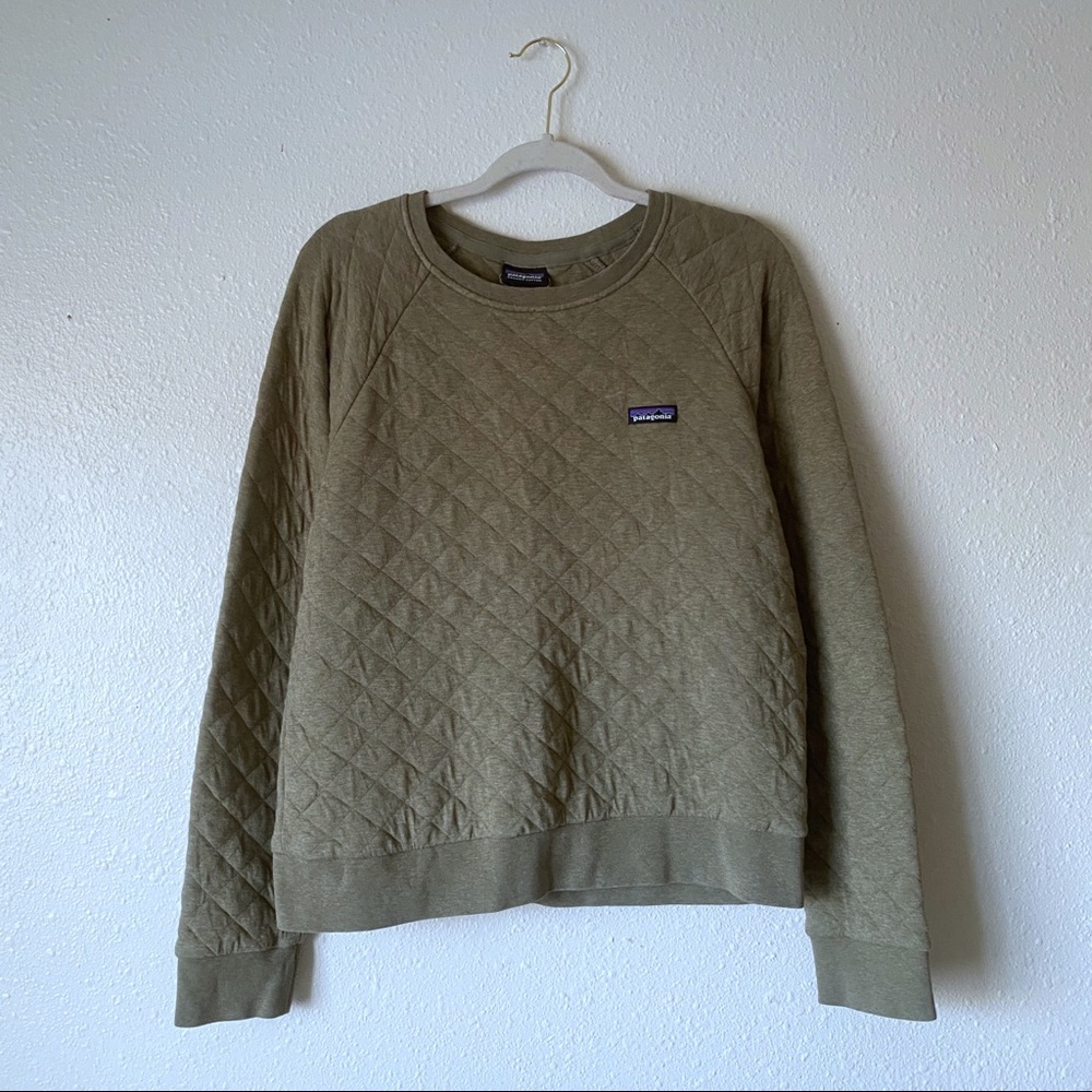 Patagonia Quilted Pullover Sweater Size Large